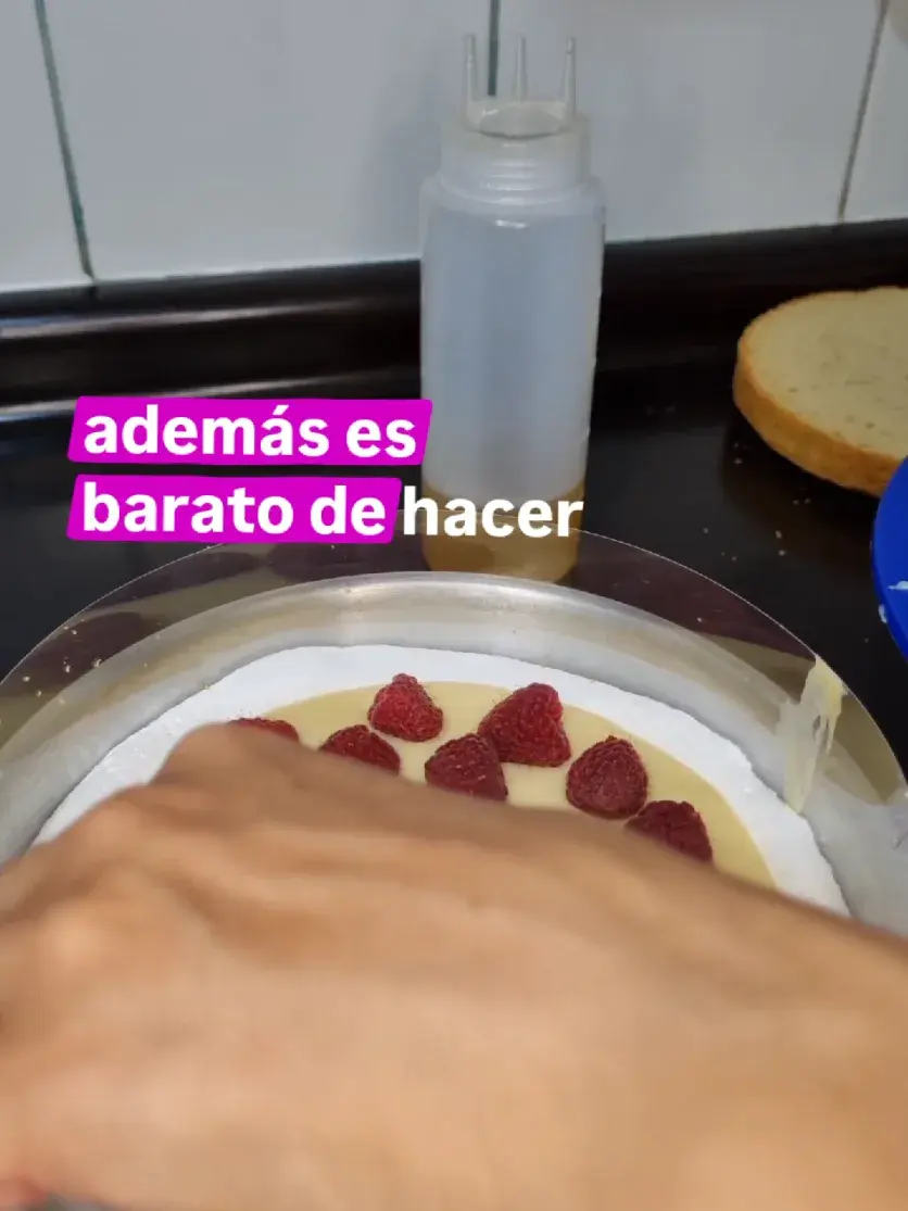 Maracuyá y frambuesas